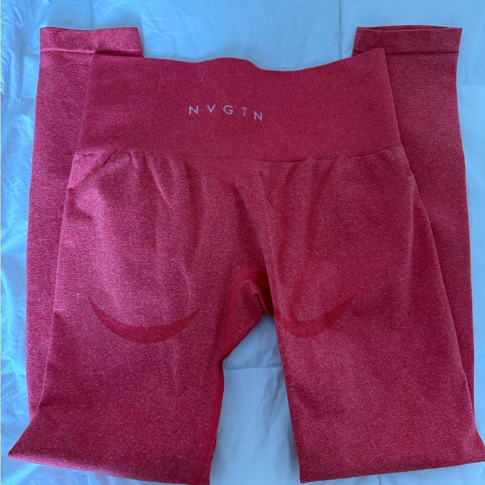 NVGTN Vibrant Red/Coral contour Leggings